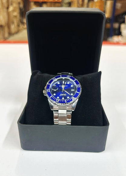 Reloj tipo Rolex - Azul